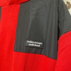 ロデオクラウンズ　パーカー　レッド✖️ブラックの画像