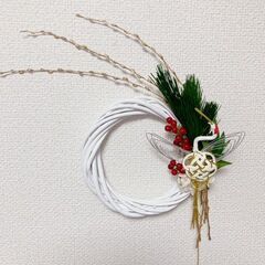 🌼冬のお花のワークショップ／初心者、お一人様大歓迎!｜プリザーブドフラワーでリース（20㎝）作り🌸の画像