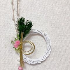🌼冬のお花のワークショップ／初心者、お一人様大歓迎!｜プリザーブドフラワーでリース（20㎝）作り🌸の画像
