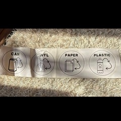 ゴミ袋ホルダー 蓋つきゴミ箱 3分別 30Lゴミ袋ホルダー 分別 白の画像