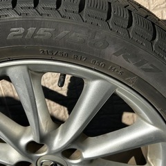 スタッドレスタイヤ215/50R17 トヨタ純正ホイールの画像