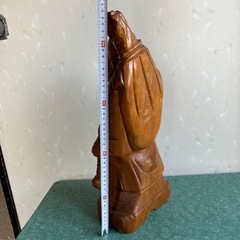 布袋尊  木彫りの置物
の画像