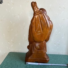 布袋尊  木彫りの置物
の画像
