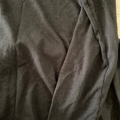 冬 7分袖 黒 レディース シャツ 肌着 Mサイズの画像