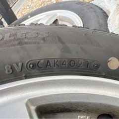 ２０２１年製‼️軽自動車用‼️ブリジストン　ブリザック　VRX2‼️スタッドレス　アルミホイール付き‼️４本セット‼️早い者勝ち‼️１５５／６５／１４インチ‼️の画像