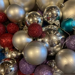 クリスマスツリーオーナメント電球まとめての画像