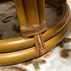 籐 
回転式 座椅子の画像