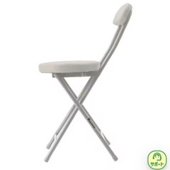 【ニトリ】折りたたみチェア ボンベイ(ホワイト)の画像
