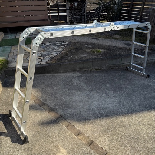 多機能はしご 脚立 4.6m 洗車や高所作業に！