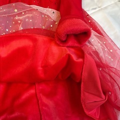 クリスマスワンピース　150cm 新年　誕生日　イベント　など　お祝い　ワンピース　裏毛ありの画像