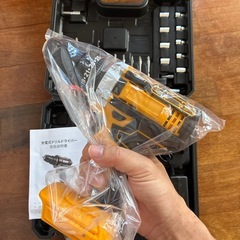 新品未使用　電動ドライバーの画像