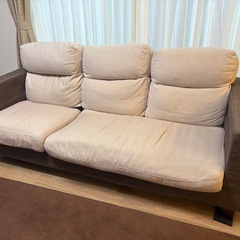 ソファ　3人掛けソファ　カウチソファの画像