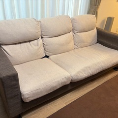 ソファ　3人掛けソファ　カウチソファの画像