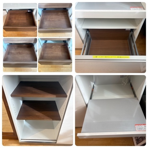 値下げしました。ジモティー特別価格?N772★高級レンジボード★綾野製作所製★カップボード★幅1600ｍｍ