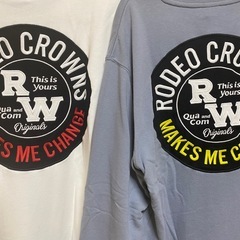 ロデオクラウンズ　トレーナー　2枚セット　ホワイト✖️ブルー?の画像