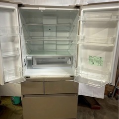 【月末最終セール】【12ヶ月保証】Panasonic 6ドア冷蔵庫 NR-SPF455X-N 2020年製450Lの画像