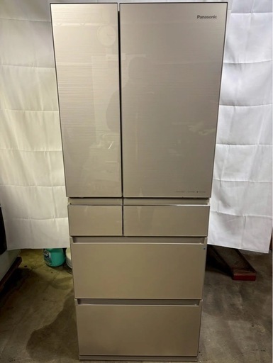 【成約済み】【12ヶ月保証】Panasonic 6ドア冷蔵庫 NR-SPF455X-N 2020年製450L