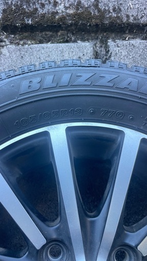 スタッドレスタイヤ4本セット165/65R/13 