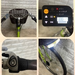 🚲💖✨即乗OK‼️✨ 🌸美品🌸室内保管🌸 大容量8Ah🔋🌈パナソニック 電動アシスト自転車🌈 ViVi ✨26インチ29の画像