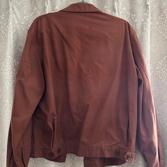 【未使用】無印良品　ブラウン コットンジャケットの画像