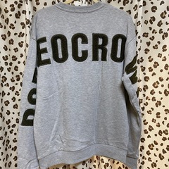 ロデオクラウンズ　トレーナー　グレー✖️カーキ　モフモフ　の画像