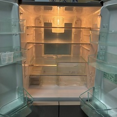 日立6ドア430 L自動製氷ノンフロン、冷凍冷蔵庫の画像