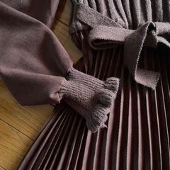 ニットプリーツ
ワンピースの画像