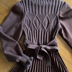 ニットプリーツ
ワンピースの画像