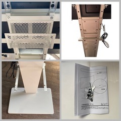 NITORI テレビスタンド 壁寄せ WAT-H シンプル 家具  ORION 32型液晶テレビ OL32WD10S 2022年製の画像