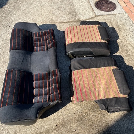 DR30スカイラインRS-X2ドア後部座席