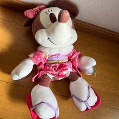 ミニーマウス　着物の画像