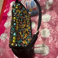 新品　バッグ　パーティバッグ　　キラキラの画像