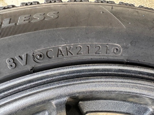 155/65R14 ブリザックVRX2 アルミ付き4本セット2021年製