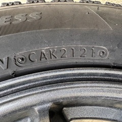 155/65R14 ブリザックVRX2 アルミ付き4本セット2021年製の画像