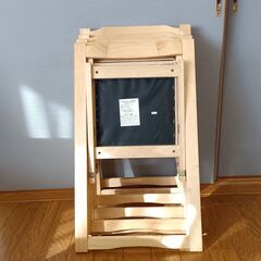 木製折りたたみチェアー 　4脚セットの画像