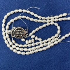 淡水パール　ライスパール　20粒　ハンドメイド　手芸　アクセサリー作り　作品作り　手芸用品の画像