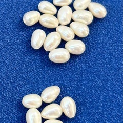 淡水パール　ライスパール　20粒　ハンドメイド　手芸　アクセサリー作り　作品作り　手芸用品の画像