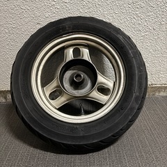 原付 タイヤ リア　ホイール　ホンダ トゥデイの画像