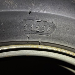 原付 タイヤ リア　ホイール　ホンダ トゥデイの画像