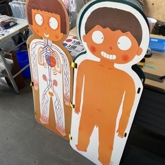 ⭐️本日営業中⭐️激レア⁉︎　保健/食育　等身大パネルの画像