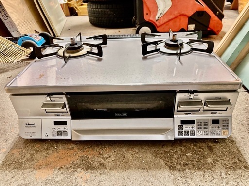 リンナイ グリル付ガステーブル コンロ