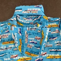 【美品】新幹線柄薄手ジャンパー97cmの画像