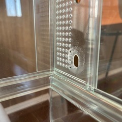 ハムスターケージセット 
GEX グラスハーモニー600N+ニトリカラーボックス の画像