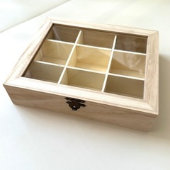 【美品】ウッド コレクションボックスの画像