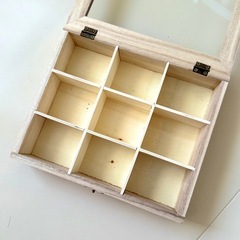【美品】ウッド コレクションボックスの画像