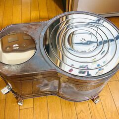 薪ストーブセット 煙突オマケ♪ホンマ製作所 ステンレス時計型 キャンプに お庭に アウトドアに♪の画像