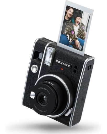 富士フイルム インスタントフィルムカメラ Instax Mini 40 ブラック コンパクト