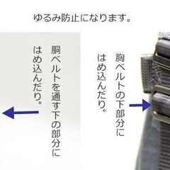 ハーネス用ゆるみ止め金具のみ　黒　2個入りの画像