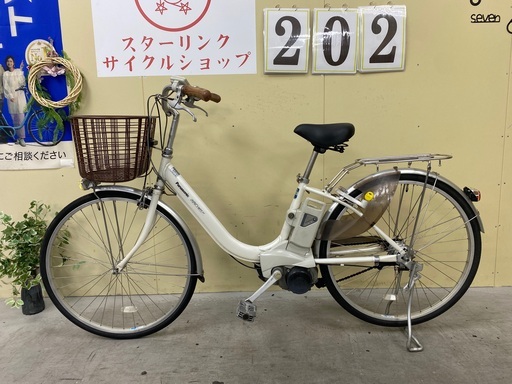 202丁寧に整備済　パナソニック電動アシスト自転車26インチ　中古車