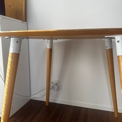 NOCE 木製　ダイニングテーブル　オーク  80 円形　ラウンドテーブルの画像